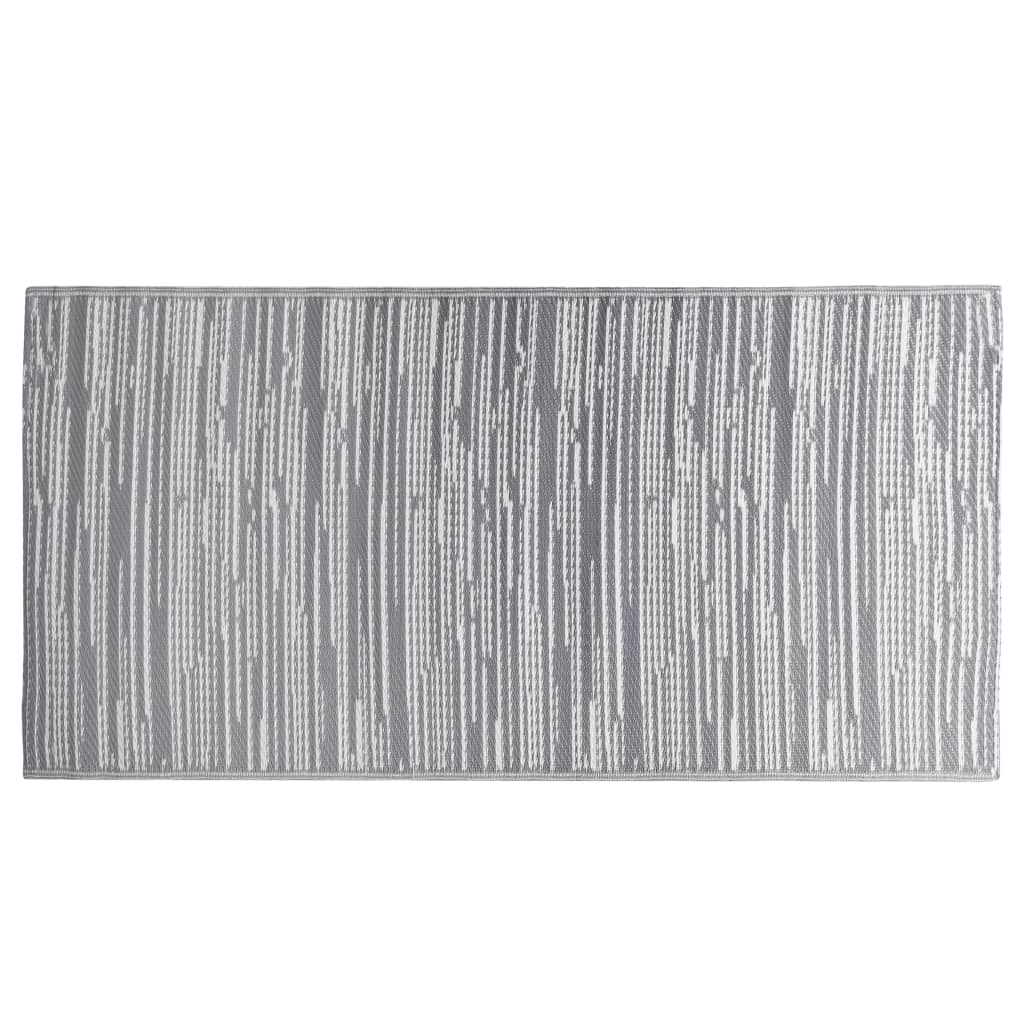 Buitenkleed 160x230 cm PP grijs - AllerleiShop