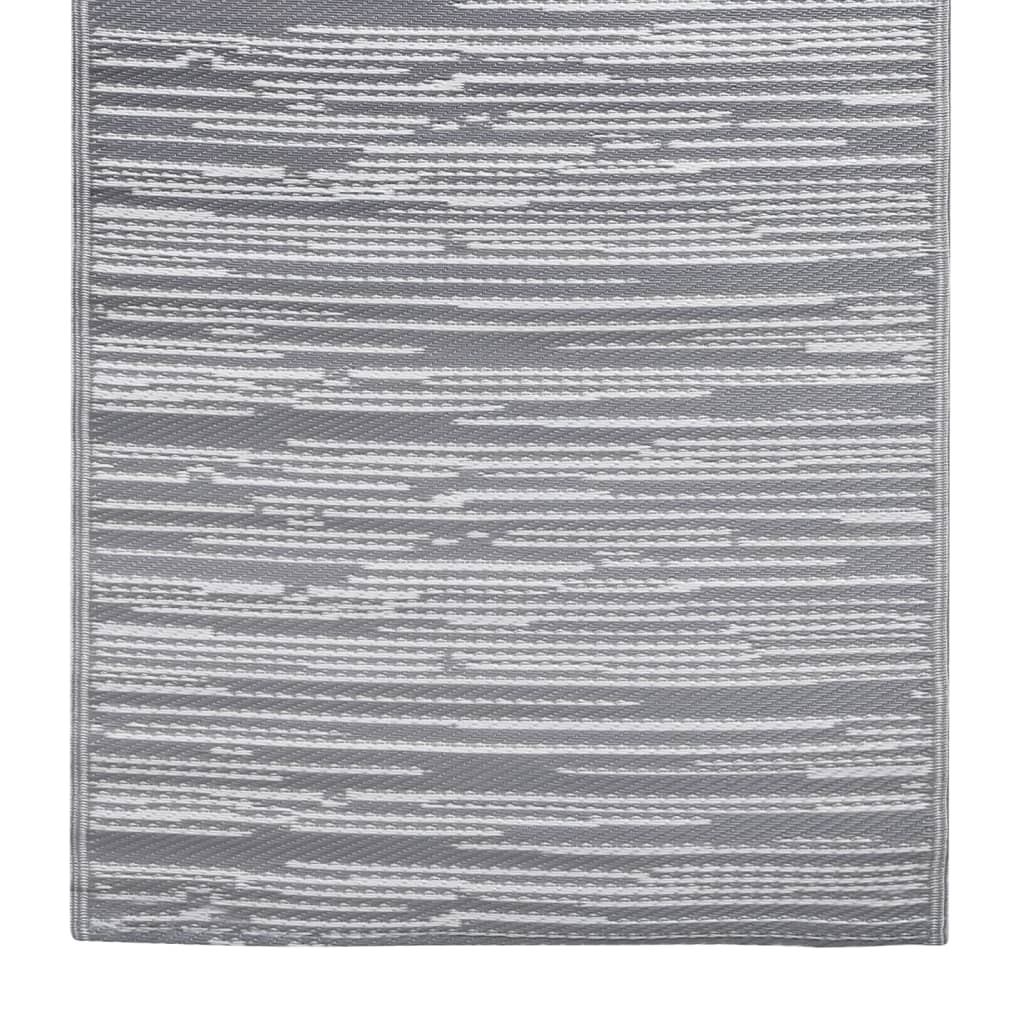 Buitenkleed 160x230 cm PP grijs - AllerleiShop