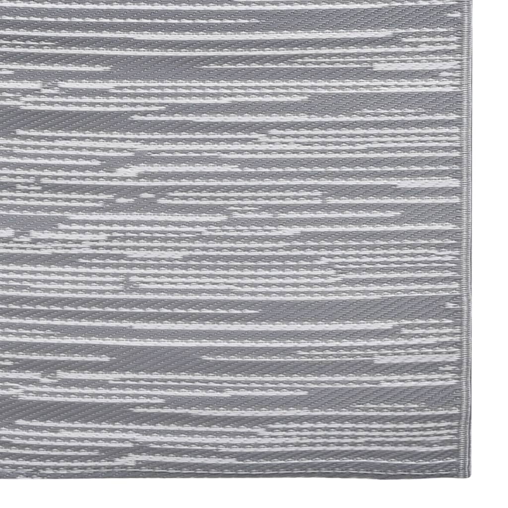 Buitenkleed 160x230 cm PP grijs - AllerleiShop