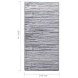 Buitenkleed 190x290 cm PP grijs - AllerleiShop