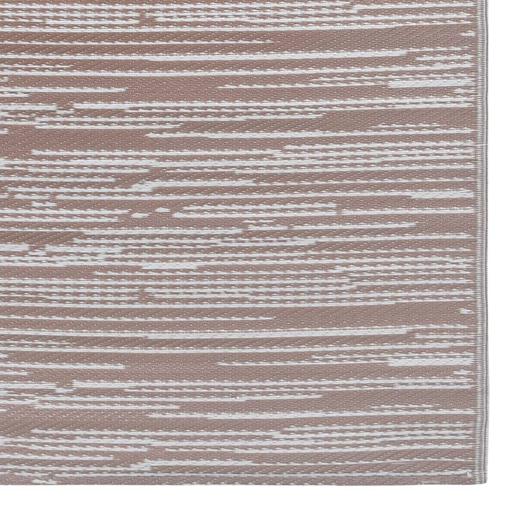 Buitenkleed 160x230 cm PP bruin - AllerleiShop