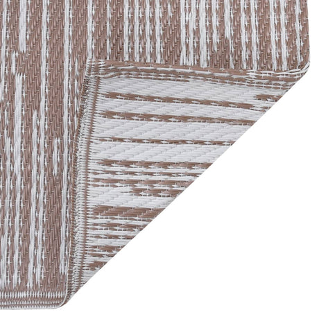 Buitenkleed 160x230 cm PP bruin - AllerleiShop