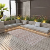 Buitenkleed 160x230 cm PP bruin - AllerleiShop
