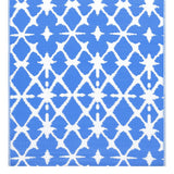 Buitenkleed 80x150 cm PP blauw en wit - AllerleiShop