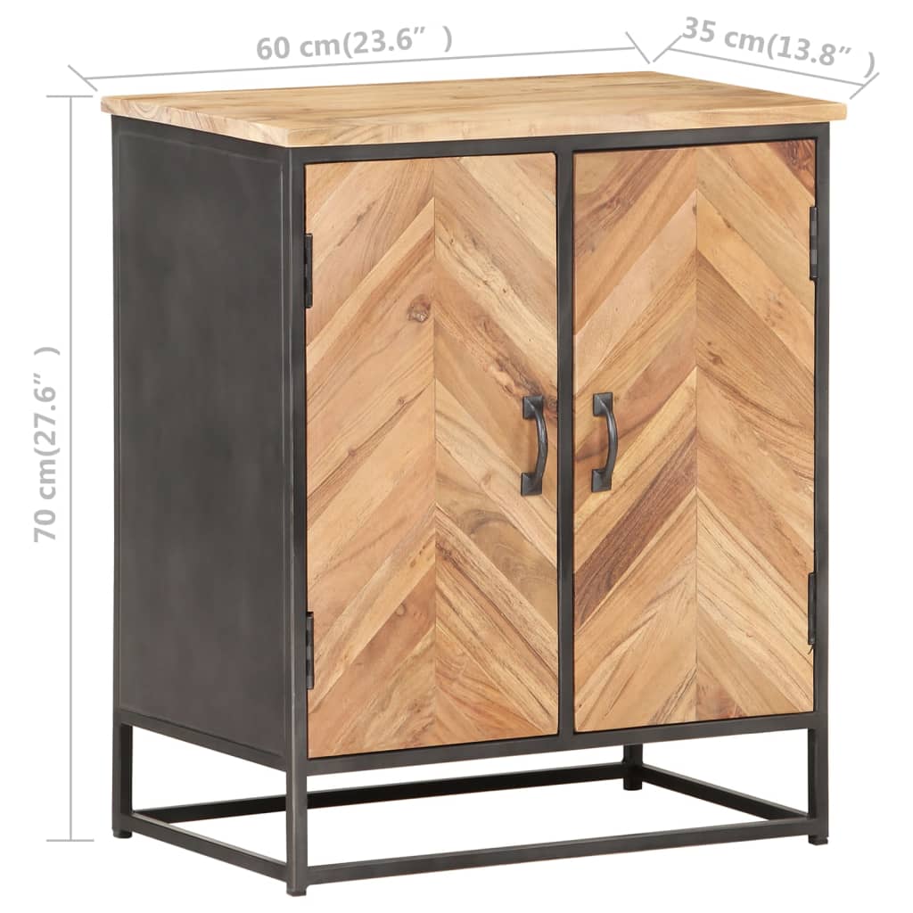 Dressoir 60x35x70 cm massief acaciahout - AllerleiShop