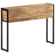 Plantenbak 90x20x68 cm ruw mangohout - AllerleiShop