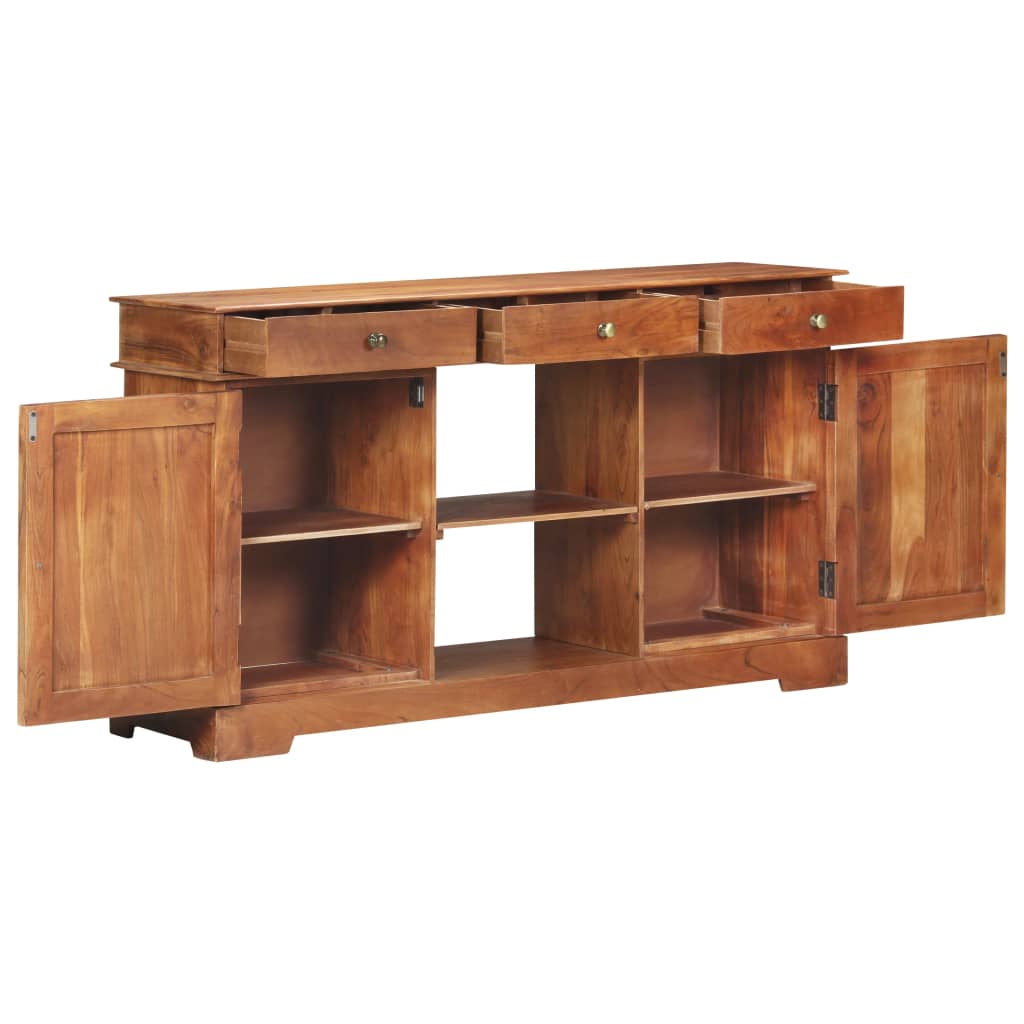 Dressoir 135x35x75 cm massief acaciahout - AllerleiShop