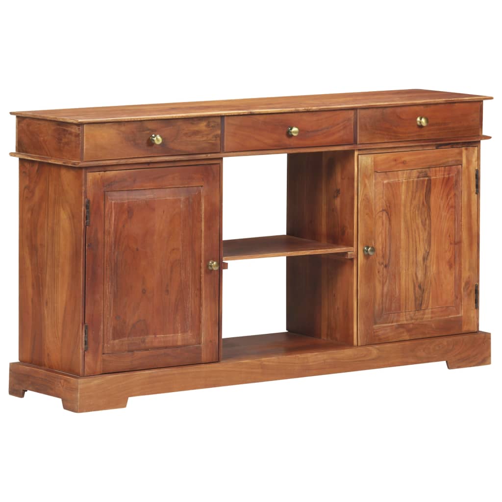 Dressoir 135x35x75 cm massief acaciahout - AllerleiShop