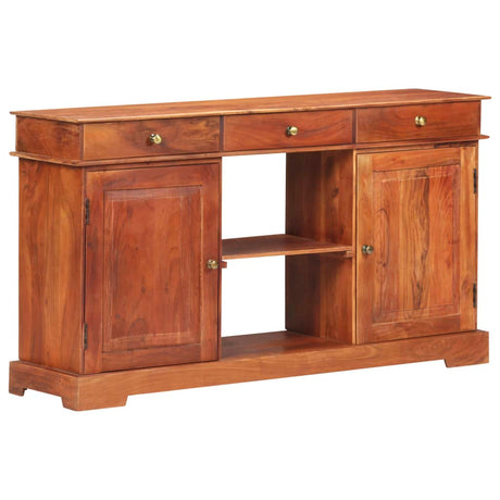 Dressoir 135x35x75 cm massief acaciahout - AllerleiShop