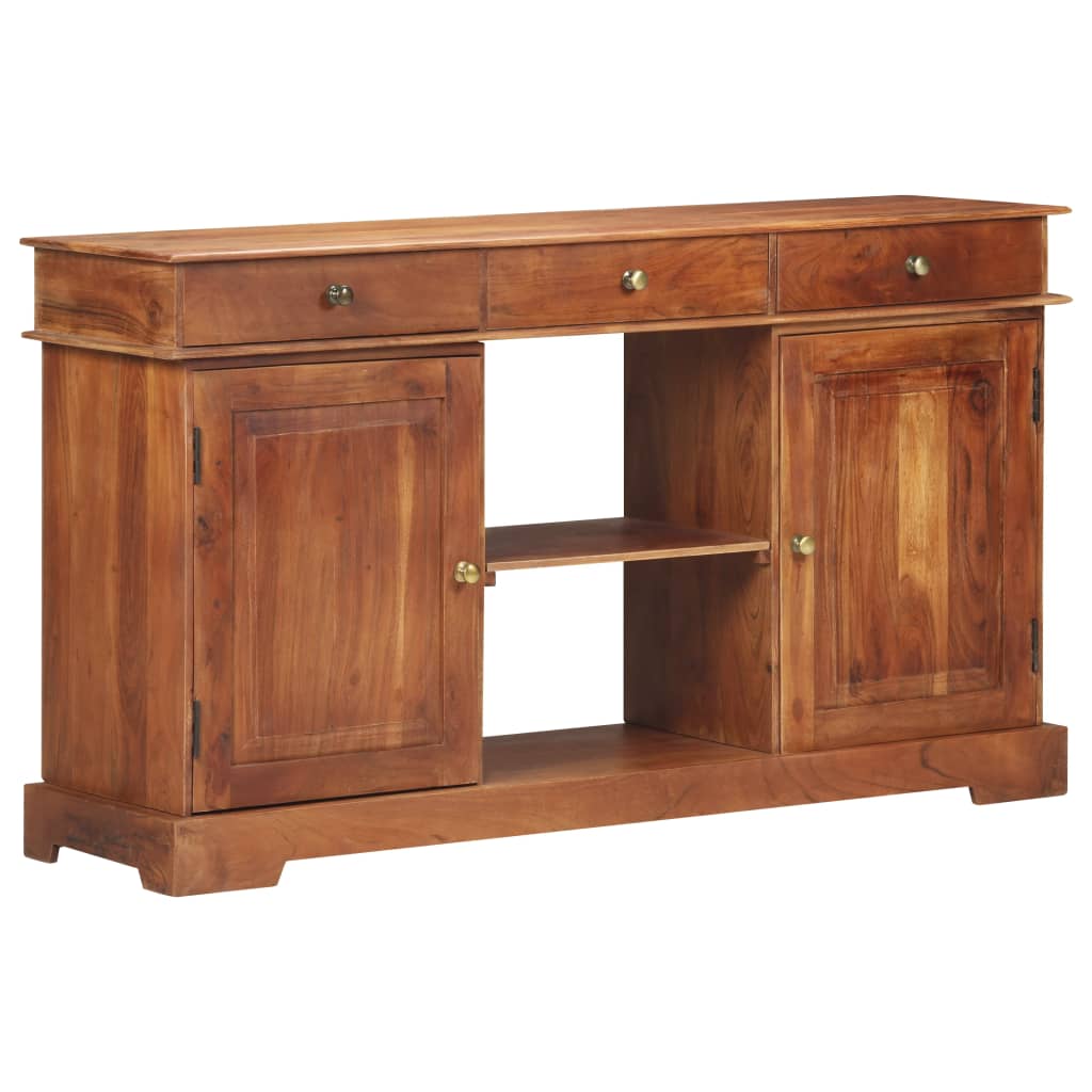 Dressoir 135x35x75 cm massief acaciahout - AllerleiShop