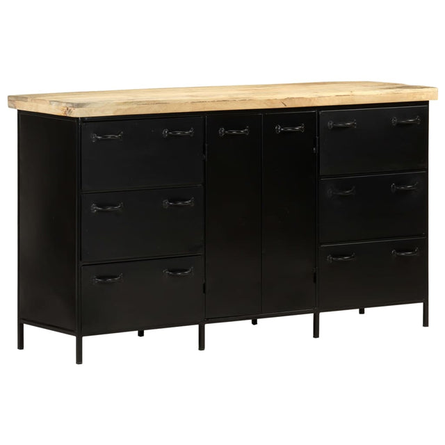 Dressoir 140x38x76 cm ruw mangohout - AllerleiShop