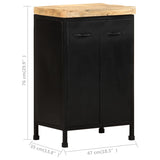 Dressoir 47x35x76 cm ruw mangohout - AllerleiShop