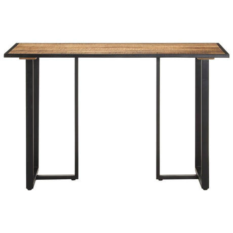 Eettafel 120 cm ruw mangohout - AllerleiShop