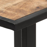 Eettafel 120 cm ruw mangohout - AllerleiShop