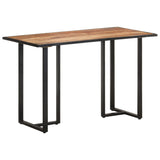 Eettafel 120 cm ruw mangohout - AllerleiShop