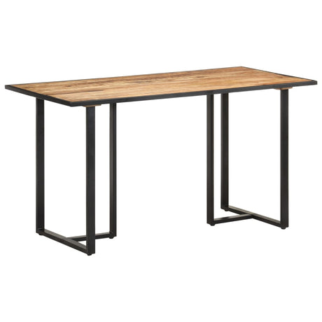 Eettafel 140 cm ruw mangohout - AllerleiShop