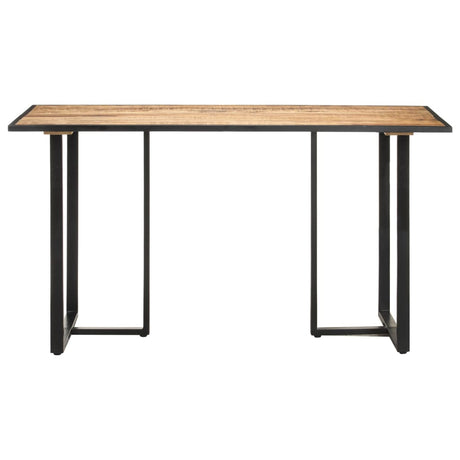 Eettafel 140 cm ruw mangohout - AllerleiShop