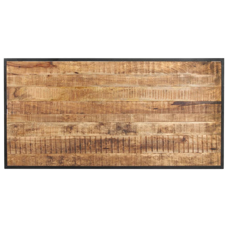 Eettafel 140 cm ruw mangohout - AllerleiShop