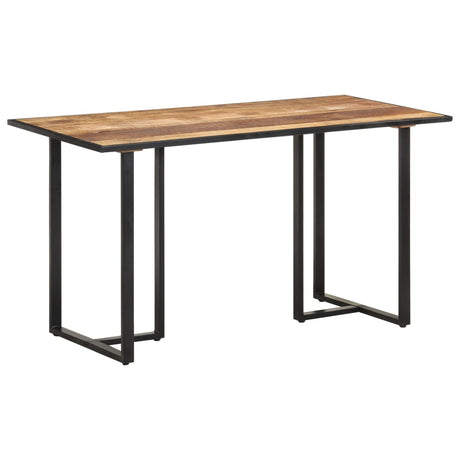 Eettafel 140 cm ruw mangohout - AllerleiShop