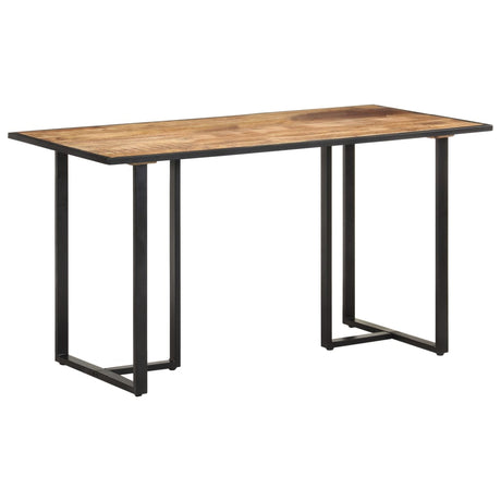 Eettafel 140 cm ruw mangohout - AllerleiShop