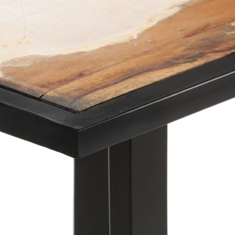 Eettafel 140 cm massief gerecycled hout - AllerleiShop