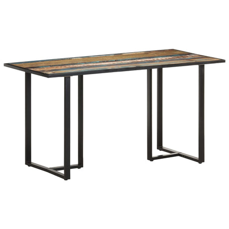 Eettafel 140 cm massief gerecycled hout - AllerleiShop