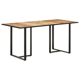 Eettafel 160 cm ruw mangohout - AllerleiShop