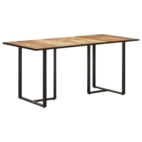 Eettafel 160 cm ruw mangohout - AllerleiShop