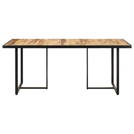 Eettafel 160 cm ruw mangohout - AllerleiShop