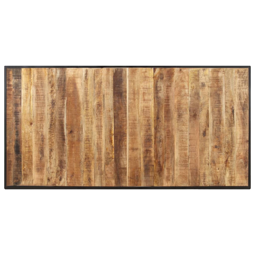 Eettafel 160 cm ruw mangohout - AllerleiShop