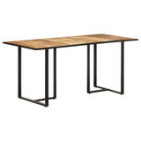 Eettafel 160 cm ruw mangohout - AllerleiShop