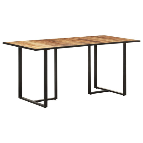 Eettafel 160 cm ruw mangohout - AllerleiShop