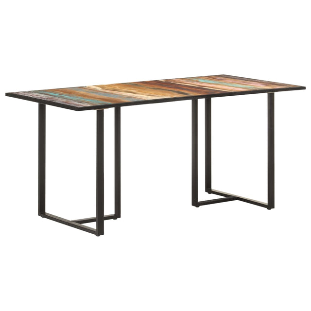 Eettafel 160 cm massief gerecycled hout - AllerleiShop