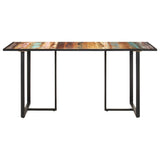 Eettafel 160 cm massief gerecycled hout - AllerleiShop