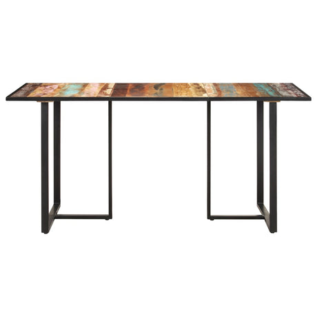 Eettafel 160 cm massief gerecycled hout - AllerleiShop