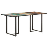 Eettafel 160 cm massief gerecycled hout - AllerleiShop