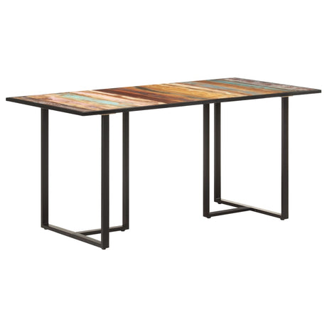 Eettafel 160 cm massief gerecycled hout - AllerleiShop