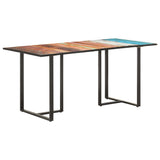 Eettafel 160 cm massief gerecycled hout - AllerleiShop