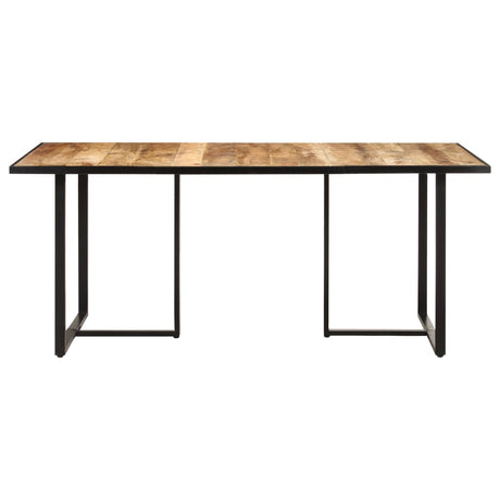 Eettafel 180 cm ruw mangohout - AllerleiShop