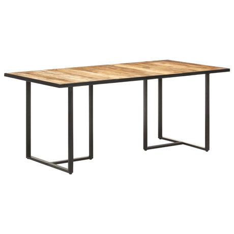 Eettafel 180 cm ruw mangohout - AllerleiShop