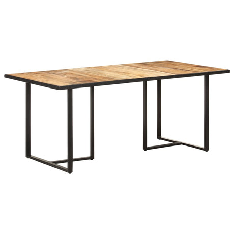 Eettafel 180 cm ruw mangohout - AllerleiShop