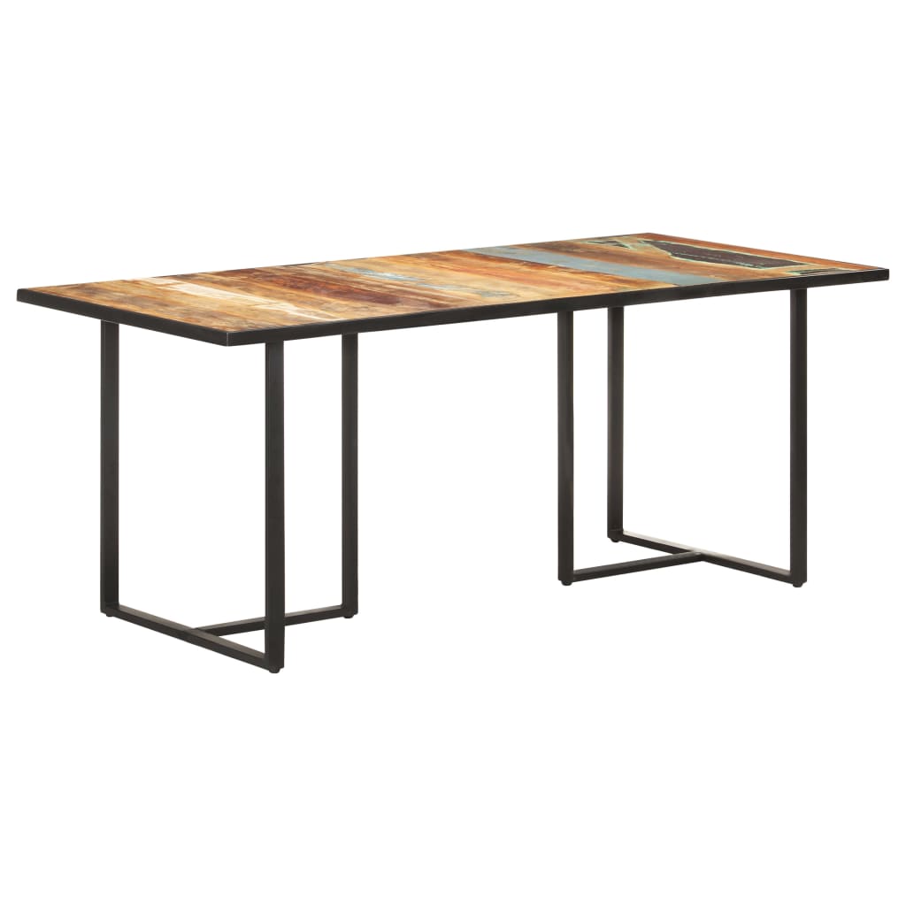 Eettafel 180 cm massief gerecycled hout - AllerleiShop