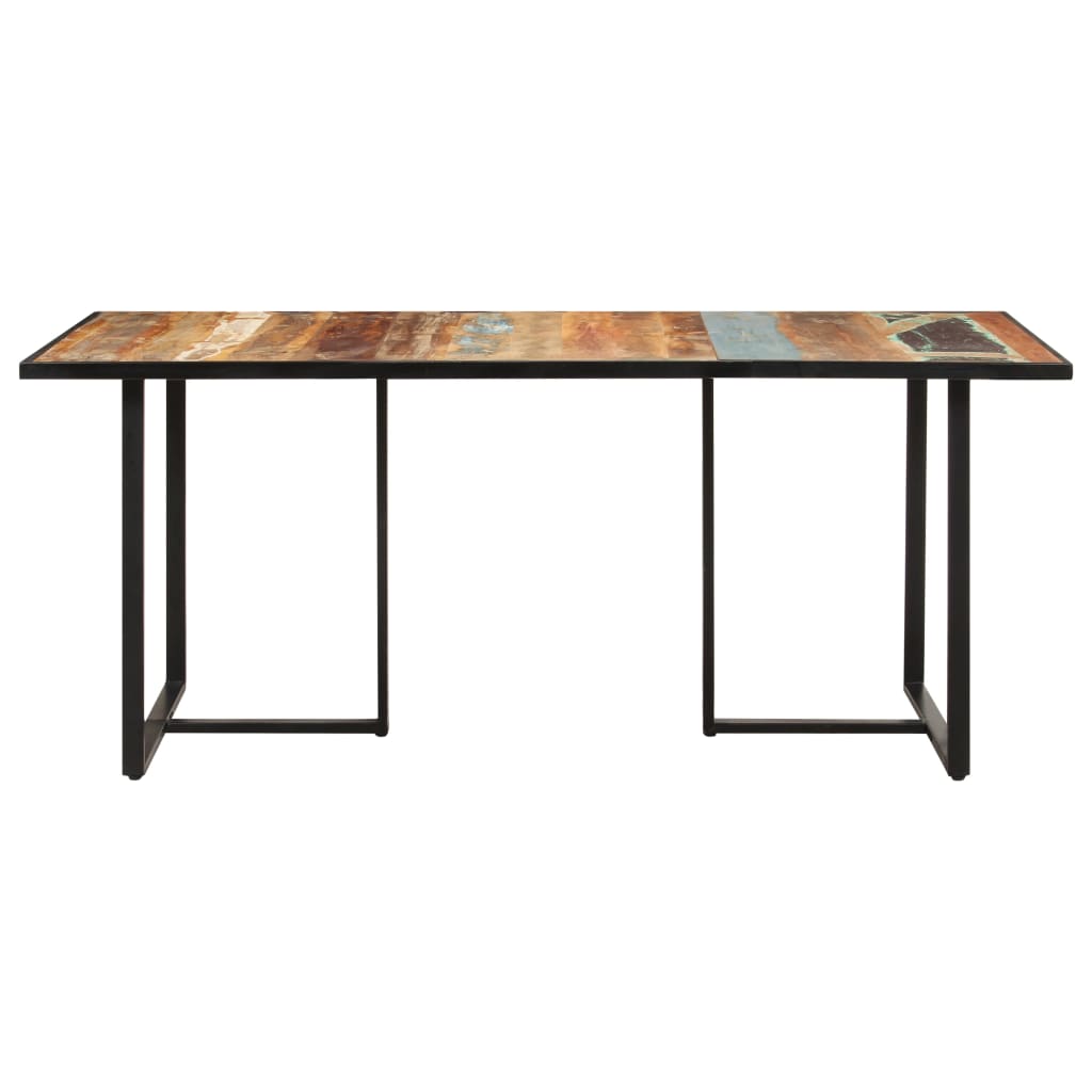 Eettafel 180 cm massief gerecycled hout - AllerleiShop