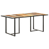 Eettafel 180 cm massief gerecycled hout - AllerleiShop