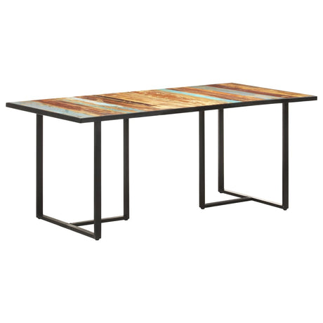 Eettafel 180 cm massief gerecycled hout - AllerleiShop