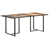 Eettafel 180 cm massief gerecycled hout - AllerleiShop