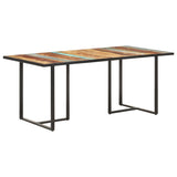 Eettafel 180 cm massief gerecycled hout - AllerleiShop