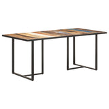 Eettafel 180 cm massief gerecycled hout - AllerleiShop