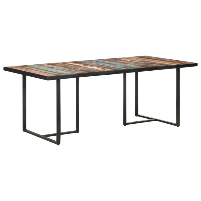 Eettafel 200 cm massief gerecycled hout - AllerleiShop