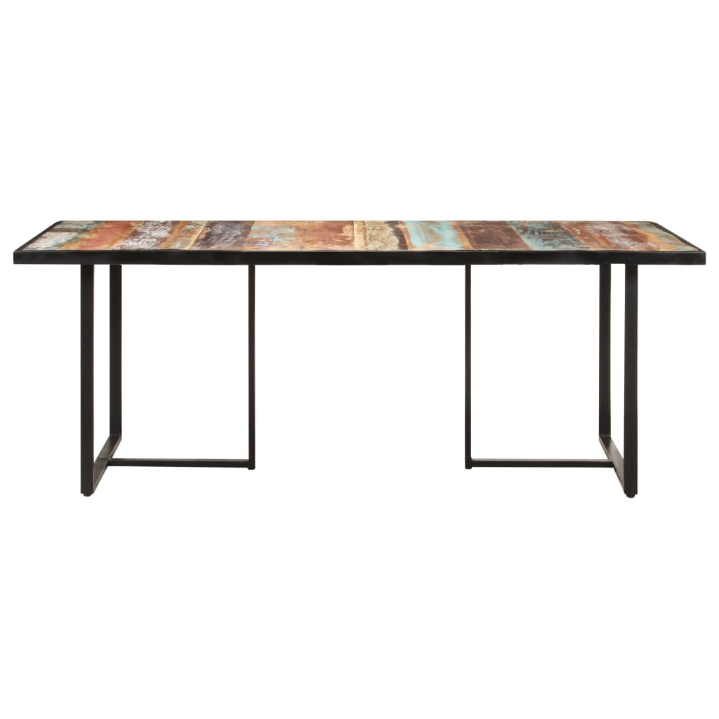 Eettafel 200 cm massief gerecycled hout - AllerleiShop